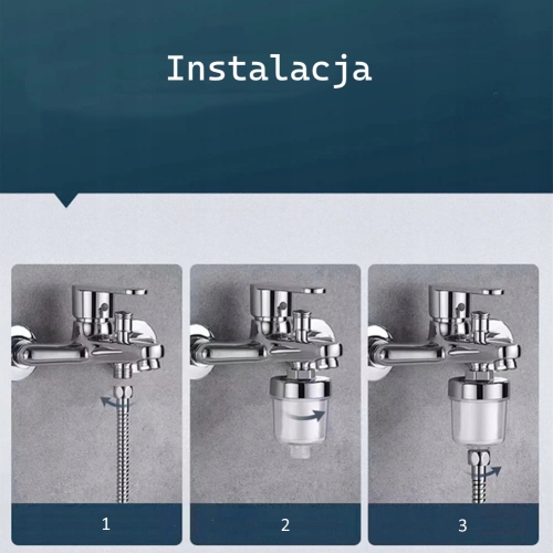 Filtr prysznicowy do twardej wody PP 5 mikronów Filtr pod kran