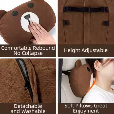 Poduszka Zagłówek na Siedzenie na Szyję do Samochodu
